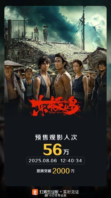 盈丰配资 电影《东极岛》预售票房破2000万